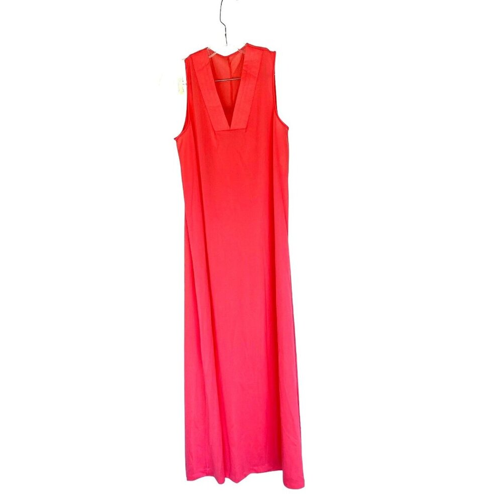 Vtg Orange Henson Kickernick USA Women's Cottagecore Medium NWT Nightgown NOS